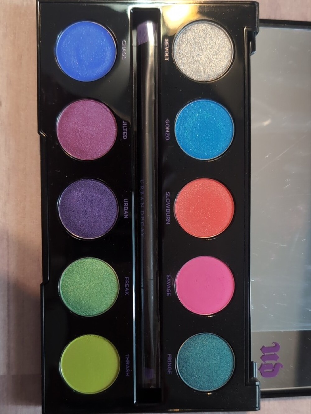 Urban Decay Electric Eyeshadow Palette - Neon Pink, Yellow, Blue, Green, Purple - Picture 5 of 7
